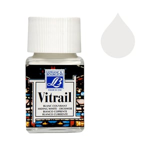 Lefranc Bourgeois Vitrail glas & porseleinverf 004 / hiding white / 50 ml