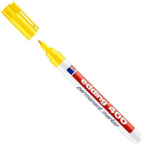 Edding 400 permanent marker / geel / ronde punt / 1 mm