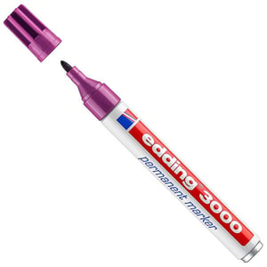 Edding 3000 permanent marker / magenta / ronde punt / 1,5 - 3 mm