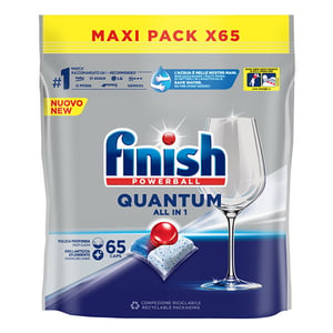Finish Quantum All-in-1 vaatwastabletten / Regular / 65 stuks