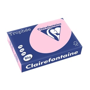 Clairefontaine papier / roze / A4 / 80 gr. / 500 vel