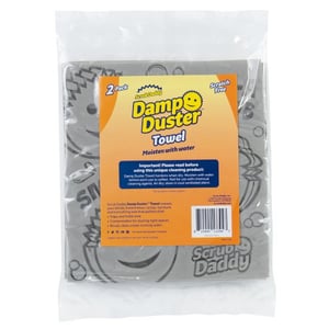 Scrub Daddy / Damp Duster Towel grijs / 2 stuks