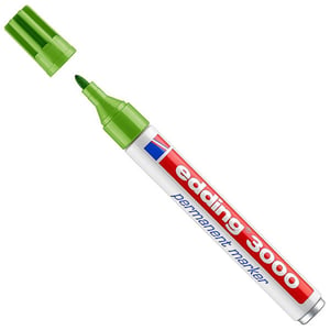 Edding 3000 permanent marker / lichtgroen / ronde punt / 1,5 - 3 mm