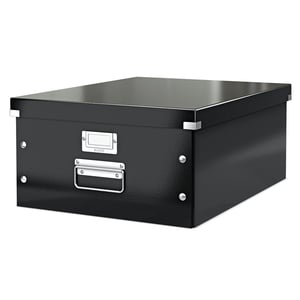 Leitz 6045 WOW opbergdoos / zwart / groot