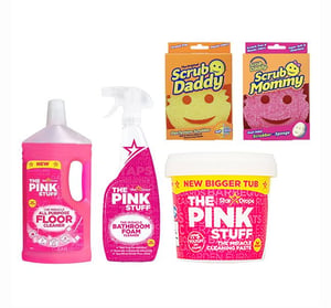 The Pink Stuff & Scrub Daddy / Schoonmaakset