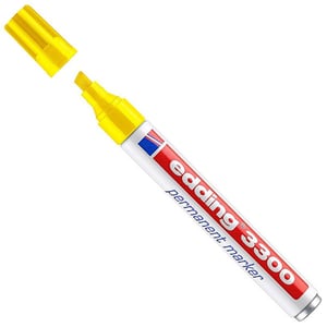 Edding 3300 permanent marker / geel / beitelvormige punt / 1-5 mm
