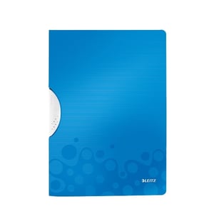 Leitz 4185 WOW colorclip map / blauw metallic