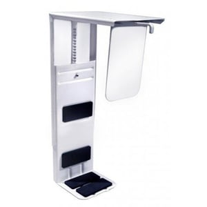 Twinco 12022 Twin line CPU houder / metaal / wit / tot 30 kg