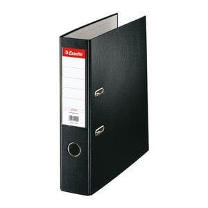Esselte 220230 ordner / A4 / karton / zwart / 75 mm