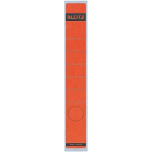 Leitz 1648 rugetiketten / rood / zelfklevend / smal / 39 mm x 285 mm / 10 etiketten