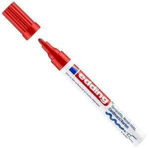 Edding 4000 deco/matlak marker / rood / ronde punt / 2-4 mm