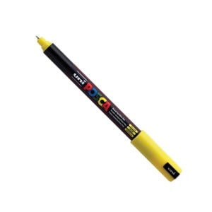 POSCA PC-1MR verfmarker / geel / ronde punt / 0,7 mm