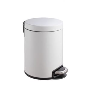 EKO Serene vuilnisbak / staal/aluminium / wit / 5 liter