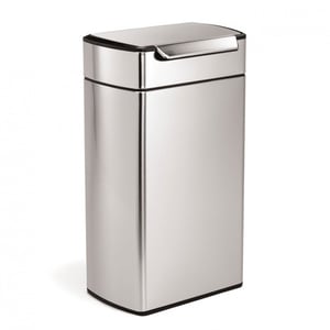 Simplehuman afvalbak met touch-bar / Code M / zilver / 40 liter