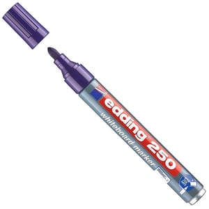 Edding 250 whiteboard marker / violet / ronde punt / 1,5 - 3 mm