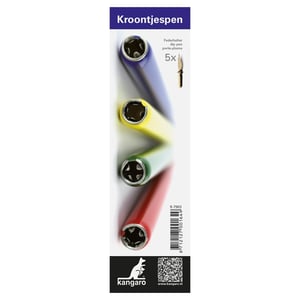 Kangaro K-790 kroontjespenhouder / met 5 kroontjes / 1 stuk