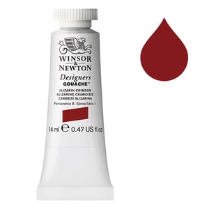 Winsor & Newton 0605004 Designers gouache 191 / alizarin crimson / 14 ml