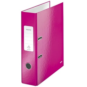 Leitz 180 WOW ordner / A4 / karton / roze metallic / 80 mm