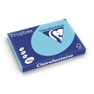 Clairefontaine papier / helblauw / A3 / 120 gr. / 250 vel