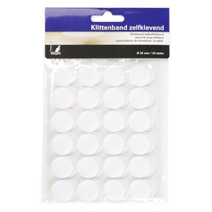Kangaro K-5062 klittenband zelfklevend / rond / 24 stuks
