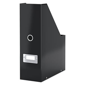 Leitz 6047 tijdschriftencasette / zwart / PP gelamineerd hardboard