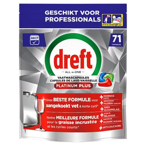 Dreft All-in-One Platinum vaatwastabletten / Lemon / 77 stuks