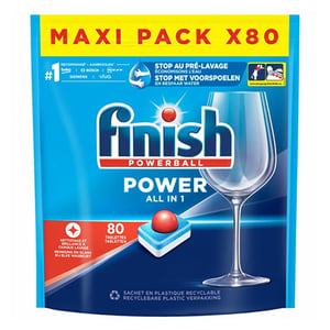 Finish Power All-in-1 vaatwastabletten / Regular / 80 stuks