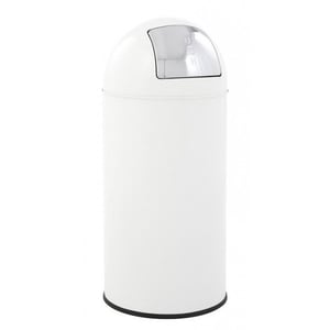 EKO Push afvalbak / wit / 40 liter