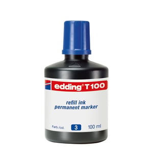 Edding T 100 navulling / blauw / 100 ml