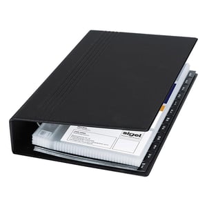 Sigel SI-VZ300 visitekaartmap / zwart / 200 kaartjes