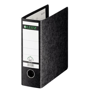 Leitz 1075 ordner / A5 / karton / zwart / staand / 77mm