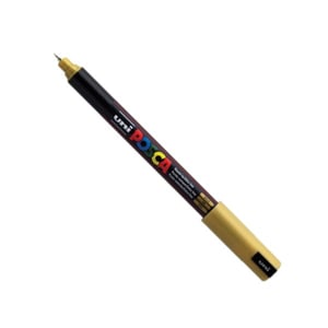 POSCA PC-1MR verfmarker / goud / ronde punt / 0,7 mm