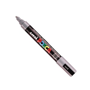 POSCA PC-5M verfmarker / leisteengrijs / ronde punt / 1,8 - 2,5 mm