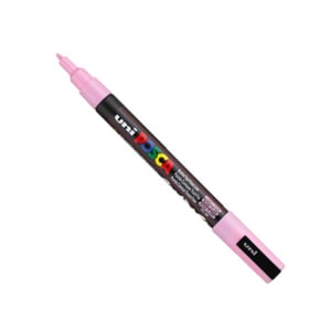 POSCA PC-3M verfmarker / lichtroze / ronde punt / 0,9 - 1,3 mm