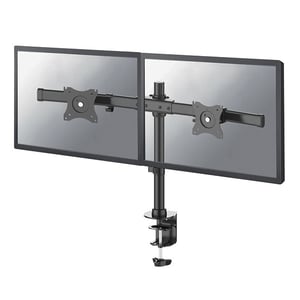 Neomounts FPMA-DCB100DBLACK duo monitorarm / 2 monitoren / 10 - 27 inch / zwart / tot 10 kg