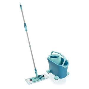 Leifheit clean twist vloerwisser M ergo set met wieltjes / klittenband / 33 cm
