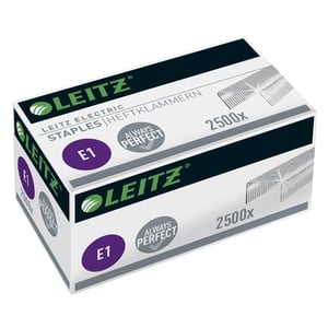 Leitz 55680000 elektrische E1 nietjes / gegalvaniseerd / tot 10 vel / 2500 stuks