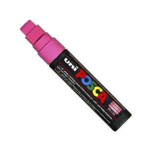 POSCA PC-17K verfmarker / roze / rechte punt / 15 mm