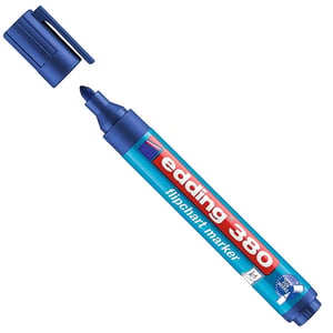 Edding 380 flipchart marker / blauw / ronde punt / 1,5-3mm