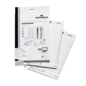 Durable 145602 etiket voor badges / 160 etiketten / 20 vellen