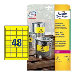 Avery Zweckform L6103-20 weerbestendige etiketten / 45,7 mm x 21,2 mm / 960 etiketten