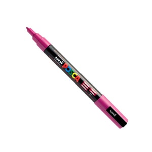 POSCA PC-3M verfmarker / fuchsia / ronde punt / 0,9 - 1,3 mm