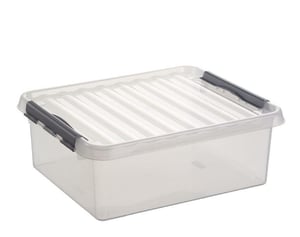 Sunware Q-line opbergdoos / transparant / 25 liter