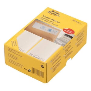 Avery Zweckform 3442 frankeeretiketten / wit / 135 mm x 48 mm / 500 etiketten