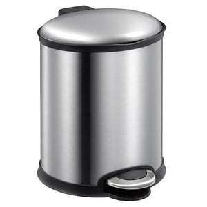 EKO Ellipse pedaalemmer / mat RVS / 20 liter