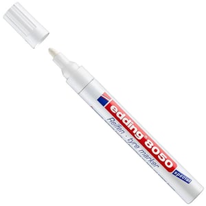 Edding 8050 bandenmarker / wit / ronde punt / 2-4 mm