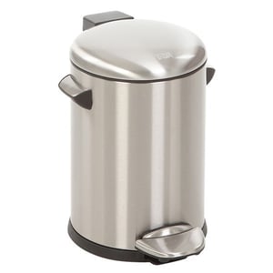 EKO Belle Deluxe pedaalemmer / metaal / mat RVS / 5 liter