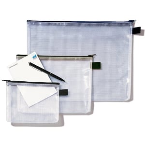 Rexel etui / mesh / transparant zwart / A5