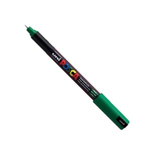POSCA PC-1MR verfmarker | donkergroen | ronde punt | 0,7 mm