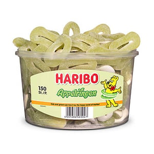 Haribo Schuim Appelringen / 150 stuks